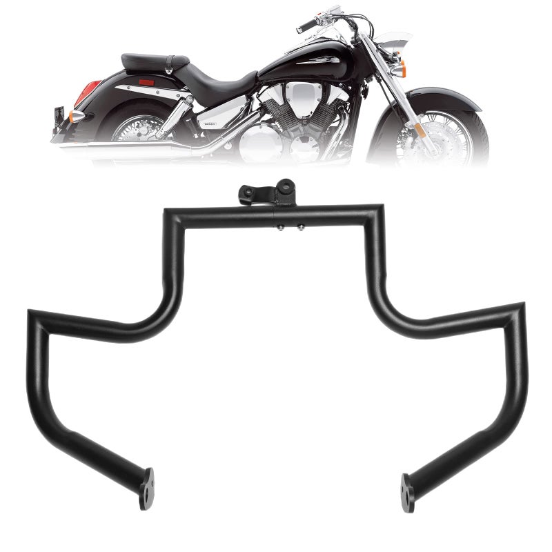 Kinglemc Engine Guard Highway Freeway Crash Bar for Honda VTX 1300 R S C Models 1300R 1300C 1300S Black