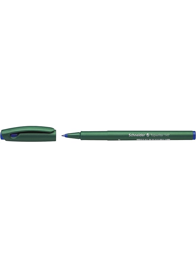 Schneider Topwriter 147 Mint Green Barrel Fiber Pen Blue - Image 2