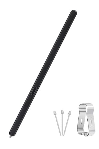 SLQ Z Fold 6/Fold 5 Slim S Pen Fold Edition 4096 Pressure Levels Compatible with Galaxy Z Fold 6/5 Phones Only, Fold 5 Pen Slim 1.5mm Pen Tip, with 3*Tips (Black) - Image 1