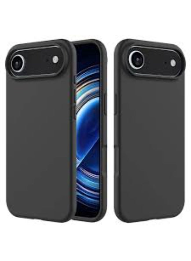 Premium Soft Liquid Silicone Case Cover for Apple iPhone 17 Air 5G (2025 Model) – Shockproof, Slim Fit, Anti-Scratch, Full Body Protective Phone Case – Black (MCRPSN) - Image 1