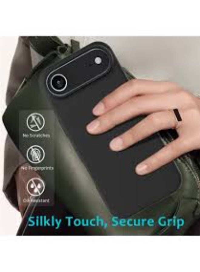 Premium Soft Liquid Silicone Case Cover for Apple iPhone 17 Air 5G (2025 Model) – Shockproof, Slim Fit, Anti-Scratch, Full Body Protective Phone Case – Black (MCRPSN) - Image 2