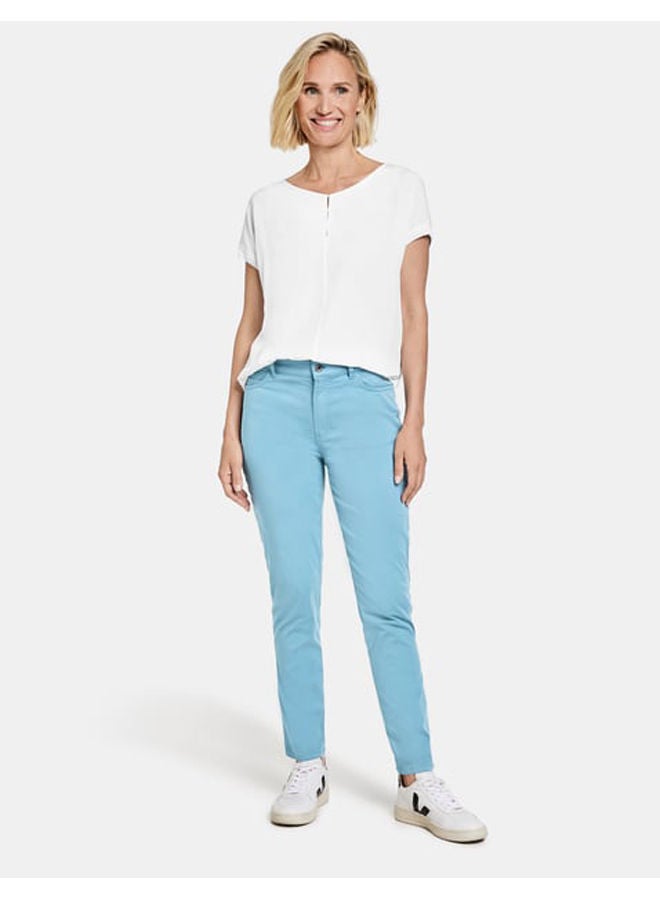 GERRY WEBER بنطلون بخمسة جيوب مصنوع من قماش فائق المرونة  - Image 1