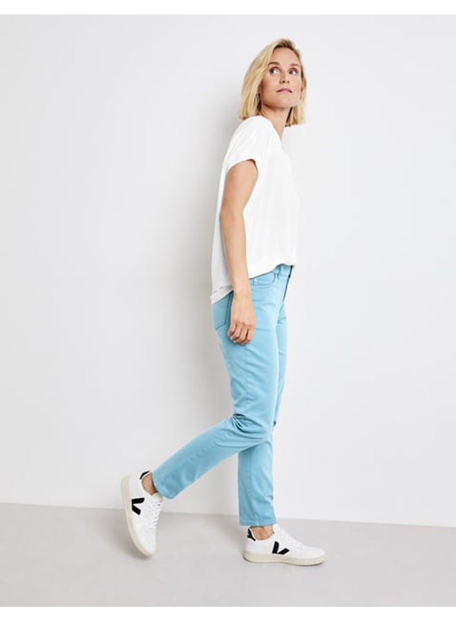 GERRY WEBER بنطلون بخمسة جيوب مصنوع من قماش فائق المرونة  - Image 5