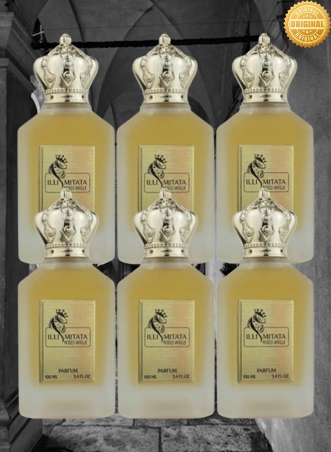 Illi 6 Pieces Illi Mitata Roses Vanille Perfume 100ml EDP - Image 1