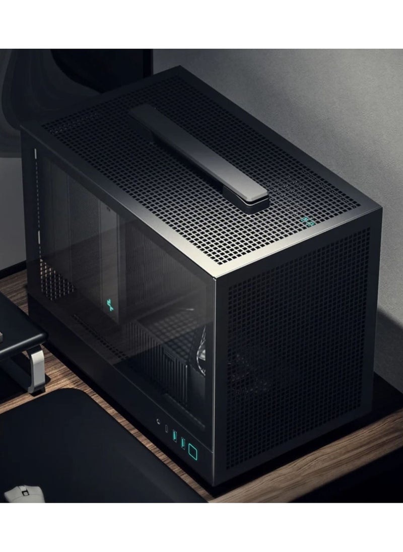 DEEPCOOL MINI PORTABLE GAMING and WORKSTATION ITX PC BLACK: Corei7 12700F | RTX 3060 12GB | 16GB RAM | 1TB NVME | Windows 11 | WIFI BLUETOOTH READY  - Image 2