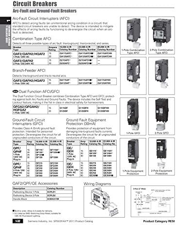 SIEMENS Siemens QA120AFC 20Amp Single Pole 120volt PlugOn Combination AFCI Breaker  - Image 4