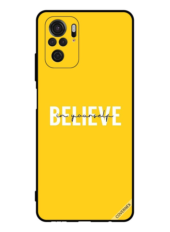 Covernex Protective Case Cover For Xiaomi Redmi Note 10S 4g Believe In Yourself - Image 1