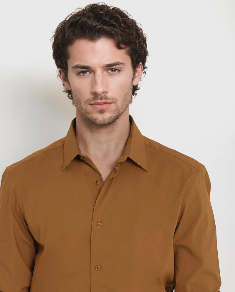 Rare Rabbit Men's Plain Formal Shirt