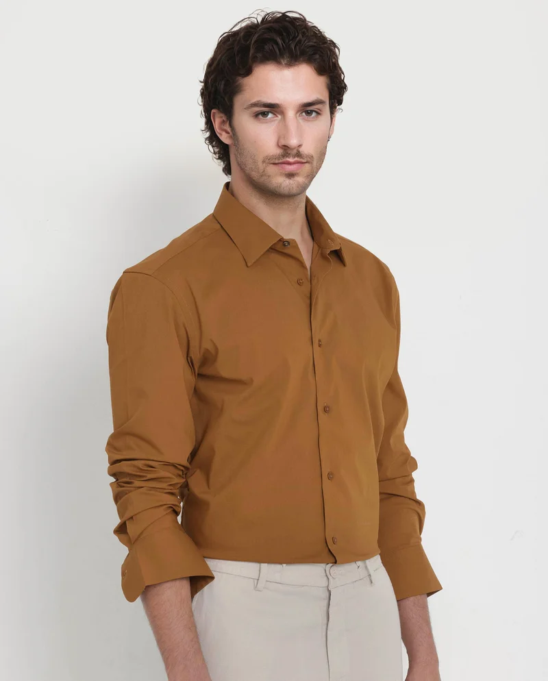 Rare Rabbit Men's Plain Formal Shirt