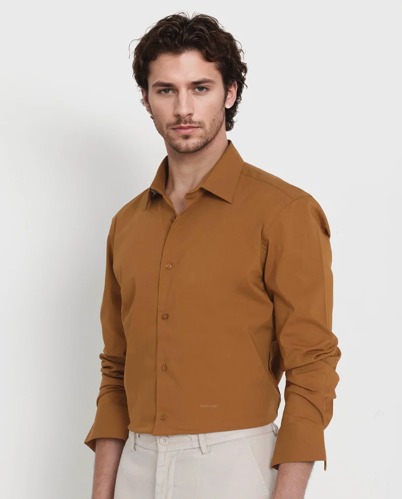 Rare Rabbit Men's Plain Formal Shirt