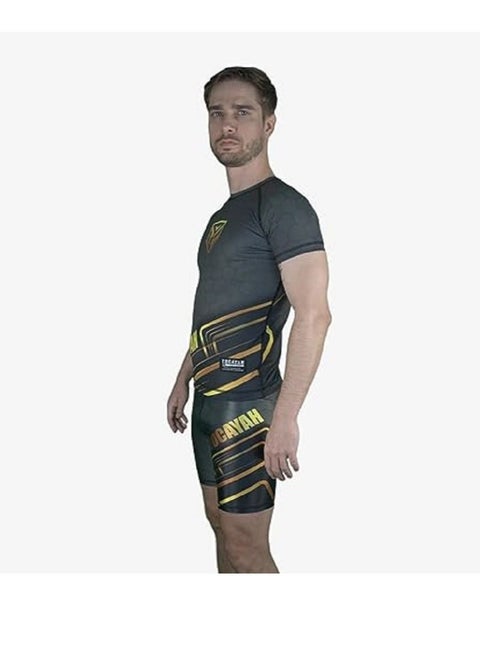 Octagon 1.0 Rashguard Shirt Short Sleeves Round Neck T-Shirt