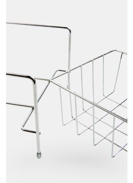 Farberware Metal Expandable Sliding Organizing Bin, Silver  - Image 3