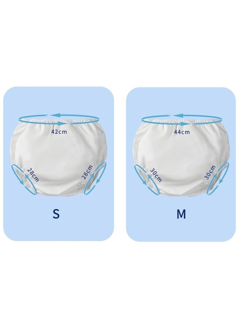 DMG TECH - 12 Pairs Baby Potty Training Pants, Waterproof Plastic Pants for Toddlers Plastic Diaper Covers, Potty Training Underwear Soft, Underwear Covers for 0-3 Years Boy and Girls (Small,2T) - Image 1