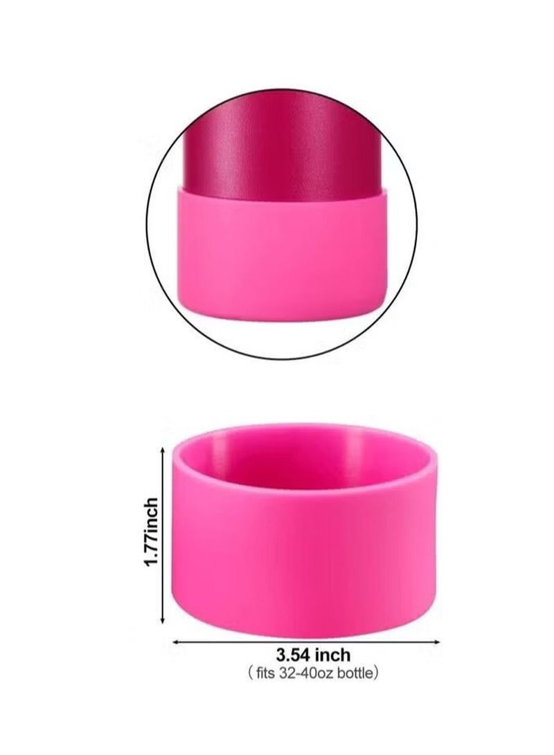 Protective Silicone Boot For Water Bottle With 5 Pieces Silicone Flex Boot For Sports Water Bottles Compatible With Hydro Flask And Takeya And MIRA And Iron Flask  - Image 4