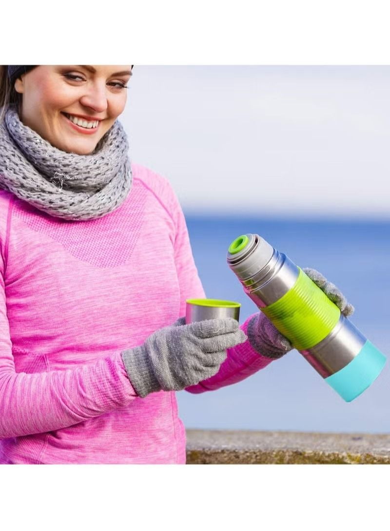 Protective Silicone Boot For Water Bottle With 5 Pieces Silicone Flex Boot For Sports Water Bottles Compatible With Hydro Flask And Takeya And MIRA And Iron Flask  - Image 2