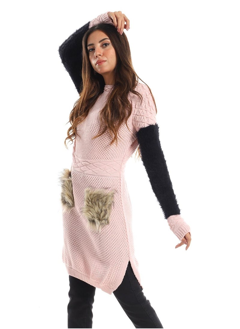 Caesar - Womens Wool Shirt With 2 Pockets - Image 1