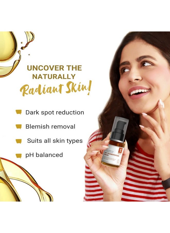 NUTRIGLOW - Advanced Organics Anti-Pigmentation Serum For Dark Spot & Blemish Removal With Liquorice Root Extract & Vitamin C - 30Ml - Image 1