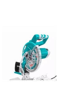 TOTAL TOTAL Mitre Saw 1800W (TS42152557) – Powerful 255mm Blade, 0-45° Left and Right Mitre Cuts, 45° Bevel Cuts, with Dust Bag and Extension Bars for Precision Wood Cutting  - Image 2