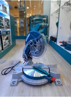TOTAL TOTAL Mitre Saw 1800W (TS42152557) – Powerful 255mm Blade, 0-45° Left and Right Mitre Cuts, 45° Bevel Cuts, with Dust Bag and Extension Bars for Precision Wood Cutting  - Image 4