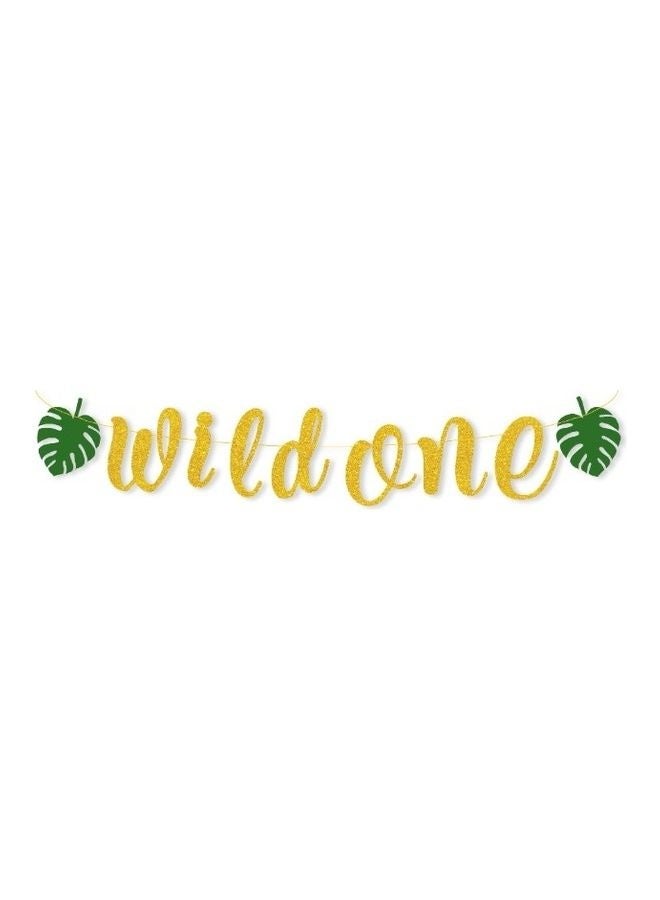 Goldedge Set of 2 114-Piece Wild One Party Pack Tableware Cups Napkin Tissue Straws Plates Set 16 Guest - Image 1