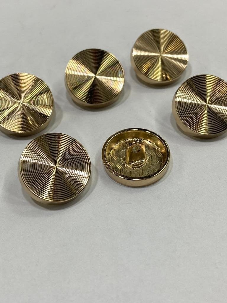Karan Tuhafiye Karan Haberdashery Cardigan and Vest Button Hypnosis Model Special Coating Set of 6 Gold 1.8 cm - Image 4