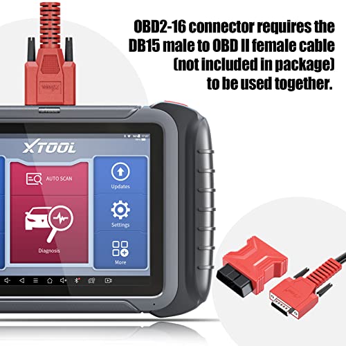 XTOOL OBDII 16 PIN Connector, OBD2 Replacement Connector for D8, D8S, X100 PAD Plus, X100 Pads, IK618, X100 PAD3 - Image 3