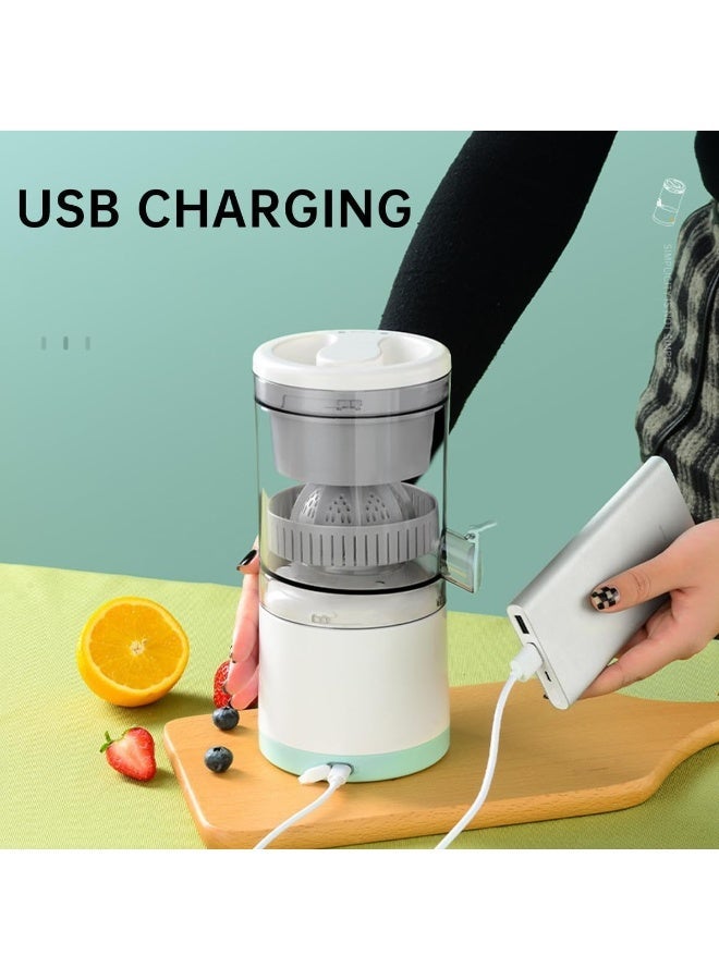 ECVV Electric Citrus Juicer, Rechargeable Juicer Machine with USB Cable - Orange Lime Lemon Grapefruit Juicer Squeezer, Easy to Clean Portable Juicer - Image 4
