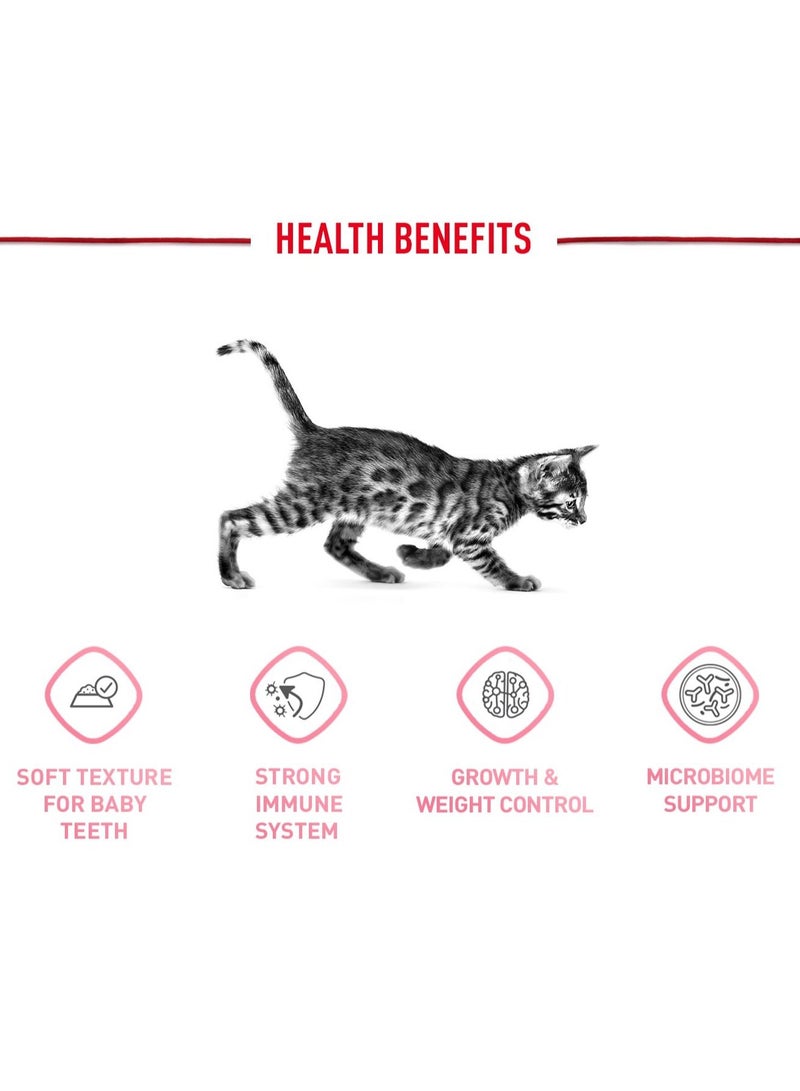 ROYAL CANIN التغذية الصحية - قطع طعام معقمة للقطط الصغيرة في المرق 12 × 85 جم - Image 3