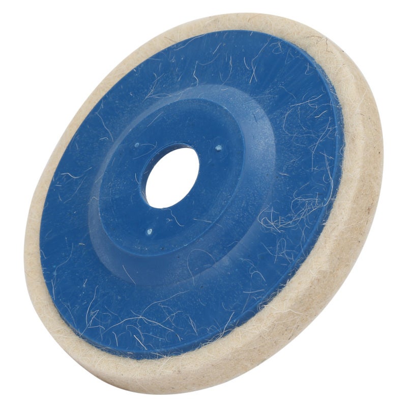 4 Inch Angled Wool Polishing Wheel 3 Pcs - Durable Versatile Felt Disc Polishing Tool for Furniture Car Marble Metal and Jewelry - Image 4