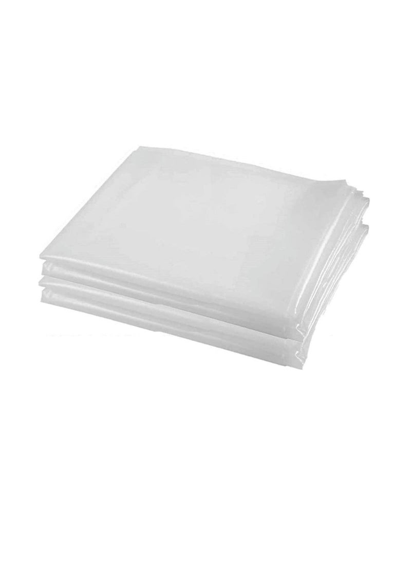 Painters Polythene Sheet Plastic Drop Cloths Sheet, Waterproof Anti-dust Furniture Cover, Disposable Tarp for Painting for Couch Cover and Furniture Cover (200G x 8 Meter)  - Image 1