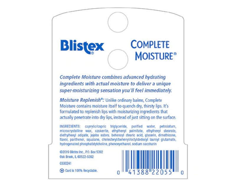 Blistex Complete Moisture Lip Balm, 4 pack - Image 3