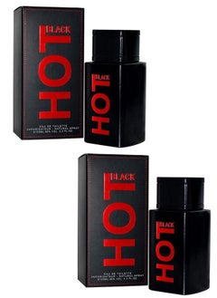 Pack of 2 Hot Black Eau De Perfume 100 ml