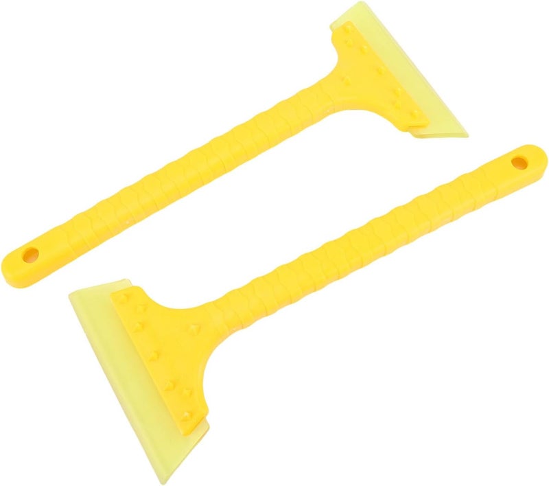 Ice Scraper for Car Windshield, Quick Snow Removal Snow Brush for Car, Glass Water Squeegee with Soft Beef Tendon Material for Windshield Window Mirror Glass Door - Image 3