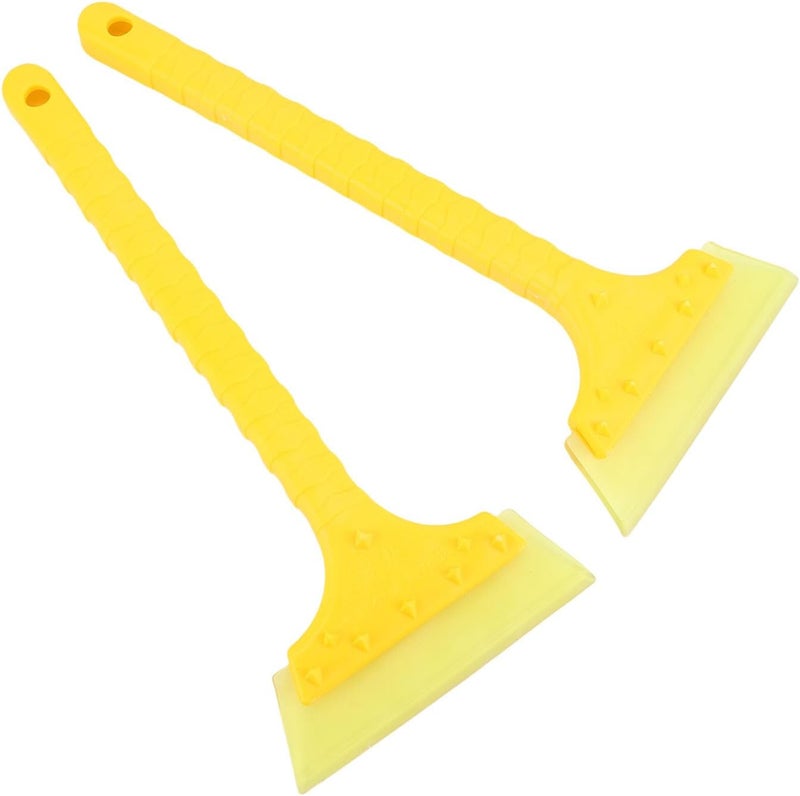 Ice Scraper for Car Windshield, Quick Snow Removal Snow Brush for Car, Glass Water Squeegee with Soft Beef Tendon Material for Windshield Window Mirror Glass Door - Image 2