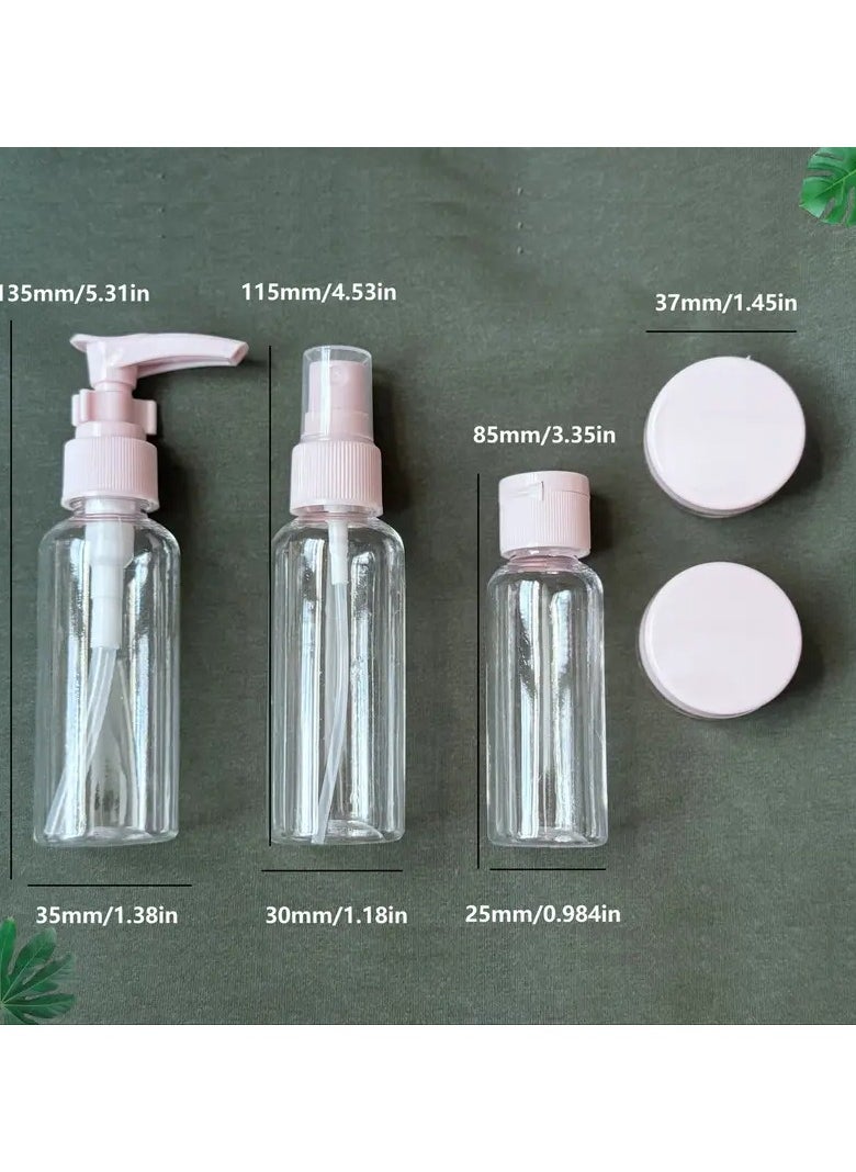 Goolsky Travel Bottle Set, Leak-Proof Refillable Toiletry Containers Kit, Portable Unscented Plastic Shampoo & Conditioner Bottles, Essential for On-the-Go Cosmetics & Samples  - Image 4