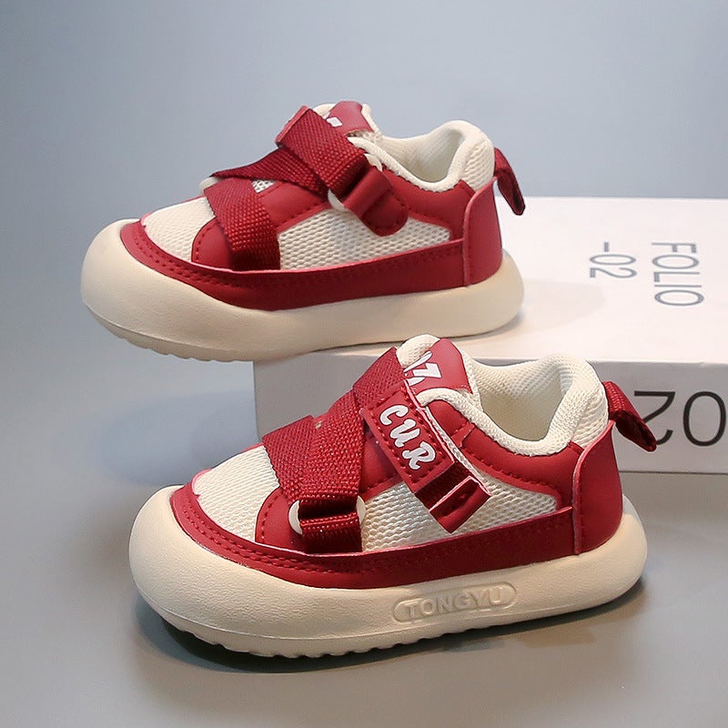 Spring Infants 01-3 Years Old And A Half Shoes Men'S And Women'S Mesh Toddler Shoes Non-Slip Soft Sole Sneaker - Image 4