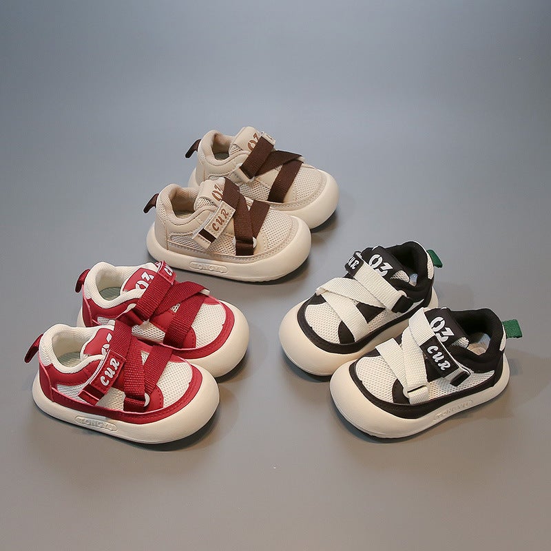 Spring Infants 01-3 Years Old And A Half Shoes Men'S And Women'S Mesh Toddler Shoes Non-Slip Soft Sole Sneaker - Image 2