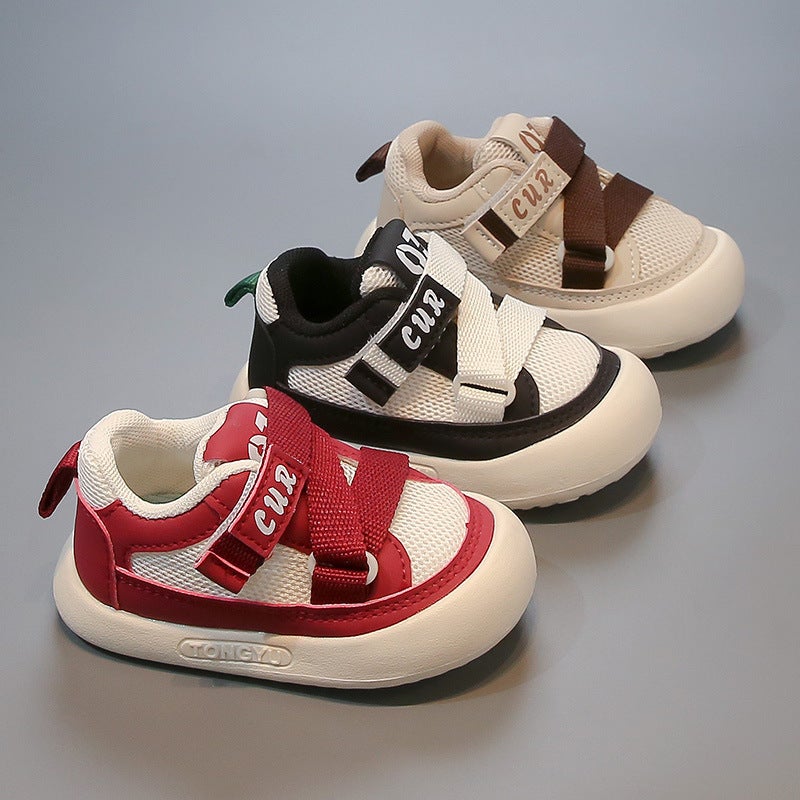 Spring Infants 01-3 Years Old And A Half Shoes Men'S And Women'S Mesh Toddler Shoes Non-Slip Soft Sole Sneaker - Image 3