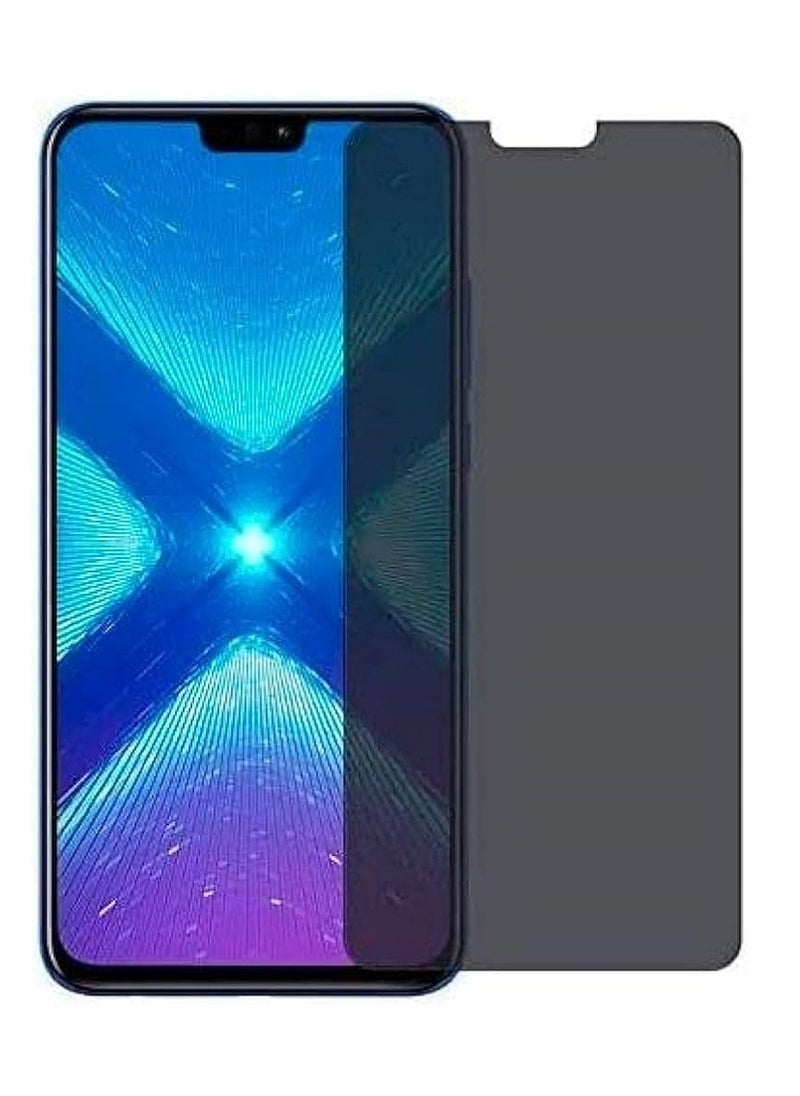 we3 Tempered Glass Screen Protector Anti-Spy Privacy Designed For Honor 8X Full Glue Edge to Edge Full Screen Coverage And Bubble Free - Image 1
