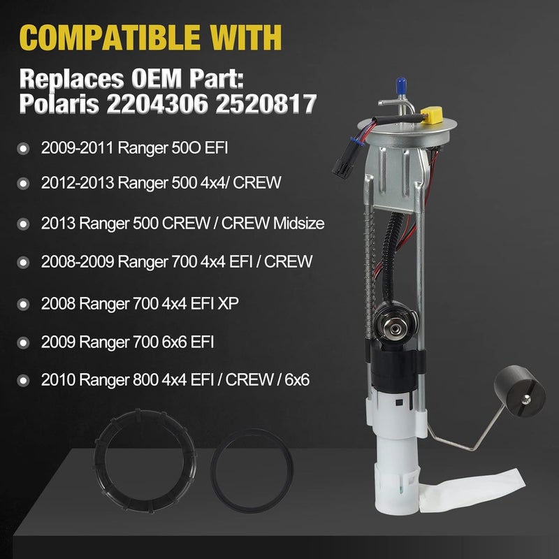Esploratori 2204306 Fuel Pump Assembly for Polaris Ranger 500/700/800 EFI/CREW (2006-2013) - Image 4