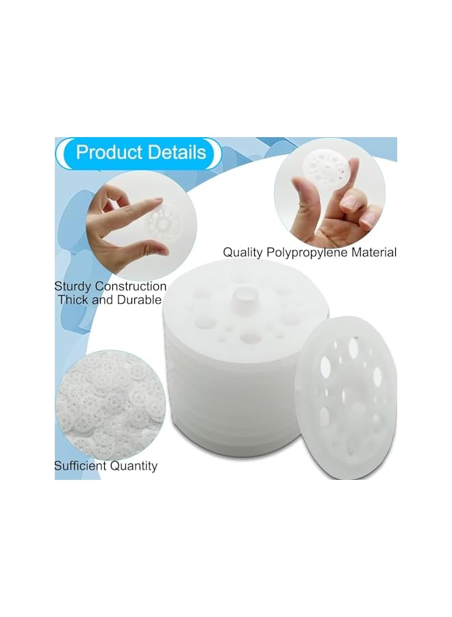 Generic 100 Pcs Plastic Washers, Load Spreading Polypropylene Washers for Fixing and Supporting Rigid Foam Insulation Foam Board Load Spreading for Screws Nail, Remove it Easily, Insulation (45 mm) - Image 3