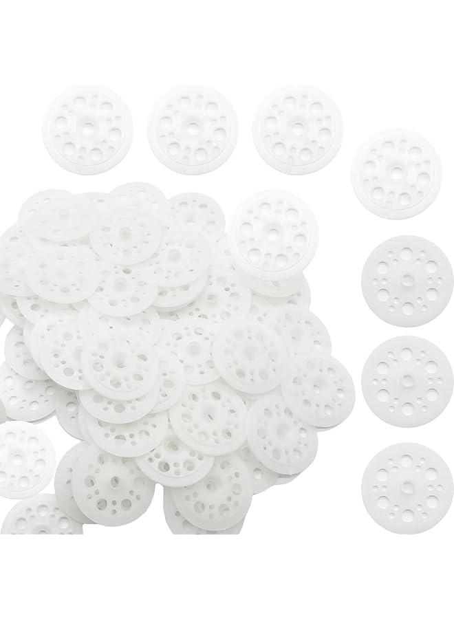 Generic 100 Pcs Plastic Washers, Load Spreading Polypropylene Washers for Fixing and Supporting Rigid Foam Insulation Foam Board Load Spreading for Screws Nail, Remove it Easily, Insulation (45 mm) - Image 1