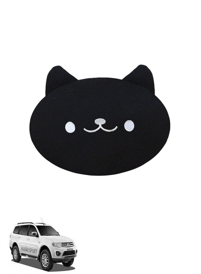 Adroitz Black Neck Rest Car Cushions Compatible with All Cars (Pack of 1) - Image 1