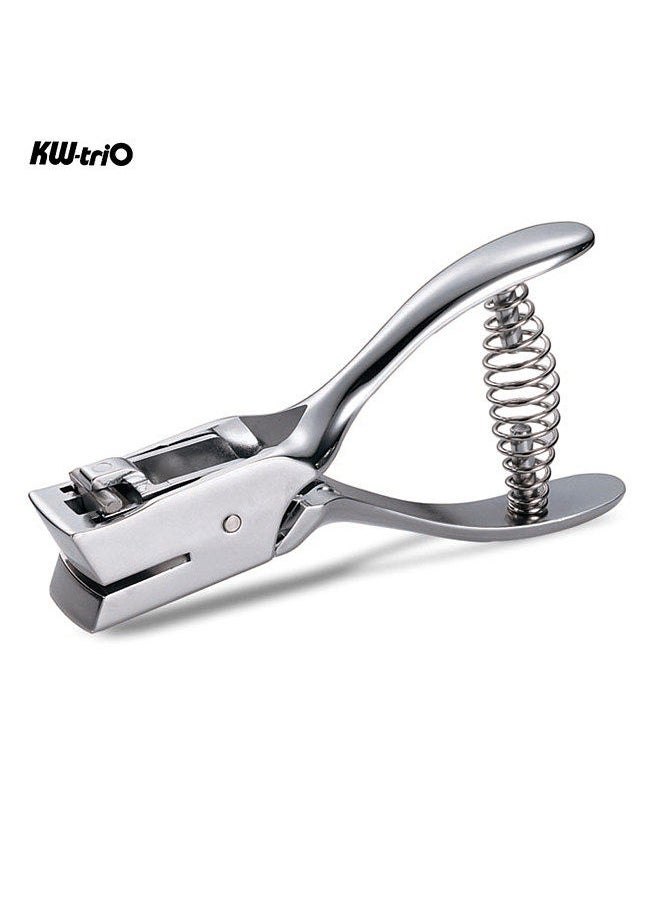 Kw-trio Metal Single Hole Puncher 1-Hole Paper Punch 8 Sheet Capacity for ID Card PVC Photo Slot and Paper Chipboard Art Project Documents Office School Home Supplies  - Image 5