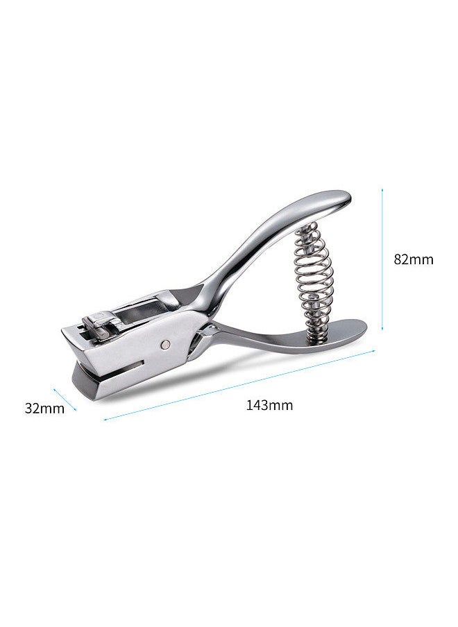 Kw-trio Metal Single Hole Puncher 1-Hole Paper Punch 8 Sheet Capacity for ID Card PVC Photo Slot and Paper Chipboard Art Project Documents Office School Home Supplies  - Image 4