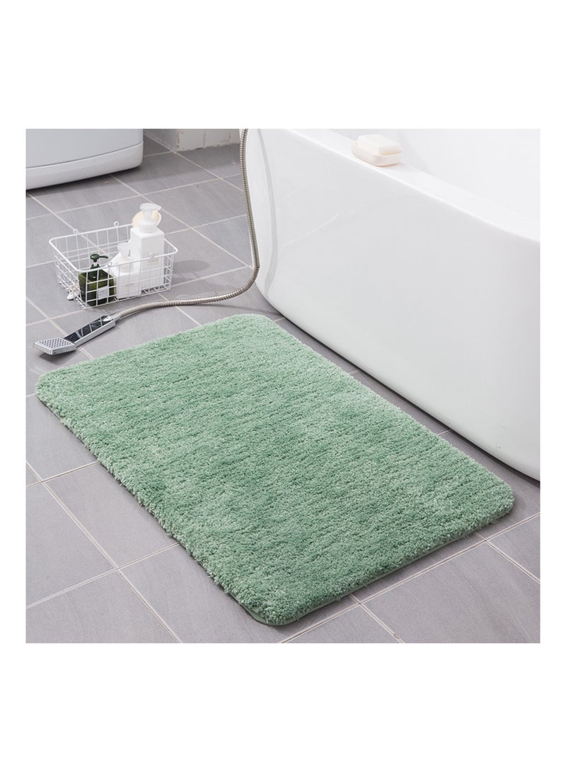 Ultra fine fiber bathroom floor mat with strong anti slip and water absorption properties, fast drying carpet mat suitable for living room, kitchen, bedroom, bathroom, balcony, home decoration (50 * 80cm), machine washable  - Image 1