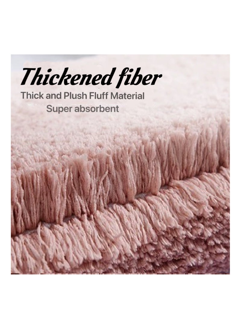 Ultra fine fiber bathroom floor mat with strong anti slip and water absorption properties, fast drying carpet mat suitable for living room, kitchen, bedroom, bathroom, balcony, home decoration (50 * 80cm), machine washable  - Image 4