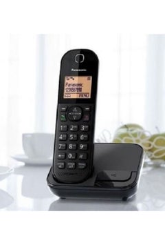 باناسونيك باناسونيك تليفون لاسلكي انيق موديل KX-TGC410 DECT من باناسونيك مع قاعدة مدمجة - باللون الاسود  - Image 2