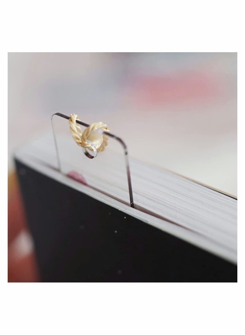 Excefore Acrylic Bookmarks Blanks Bulk, 30 Pieces Clear Bookmark Clear Plastic Set for DIY Projects and Present Tag (3 Shape of Bookmarks and 6 Color Tassels) - Image 4