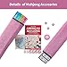 GUSTARIA American Mahjong Set166 Quality Acrylic Tiles with Colorful Prints 4 AllinOne Color RackPushers Complete Mahjong Game Set with Carrying Bag - Image 4